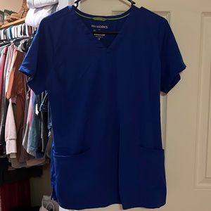 Healing hands scrub top